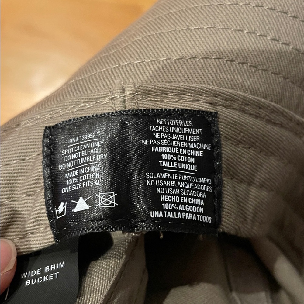 as colour wide Brim bucket hat - Picture 3 of 7